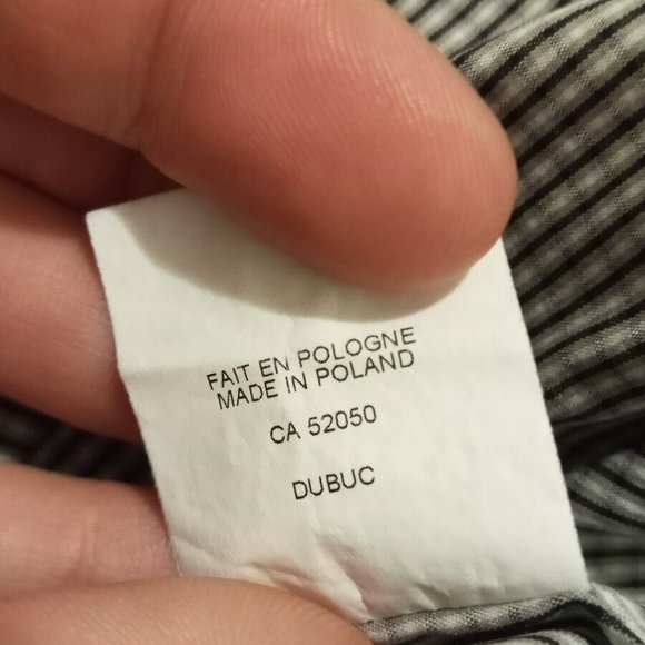 Mainline PHILIPPE DUBUC - Stretch cotton shirt - Sz. L - 16.5 - Picture 9 of 10